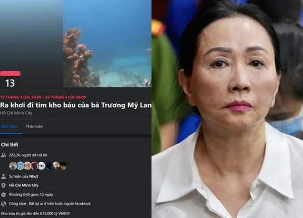 Luật sư của bà Trương Mỹ Lan đề nghị xử lý người tạo trend 'ra khơi tìm kho báu'